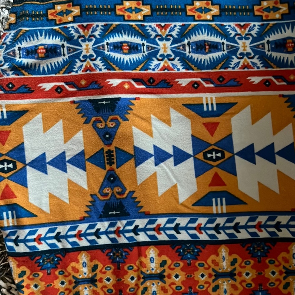 Lularoe western print leggings tall and curvy. Minor wear worn once